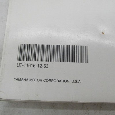 YAMAHA OEM XVS1100L © Service Manual Operator Guide LIT-11616-12-63 5