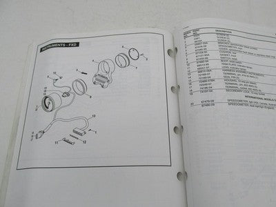 Harley-Davidson Official Factory 2009 Dyna Models Parts Catalog 99439-