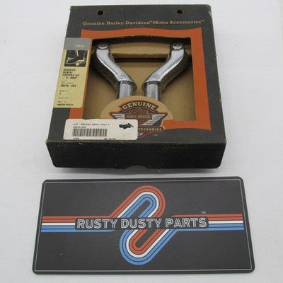 Genuine Harley-Davidson OEM NOS Chrome V-Rod Reduced Reach Footpeg Kit