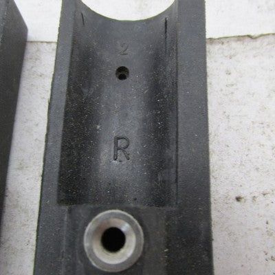 Harley Davidson OEM Pair Left & Right Rubber Inserts Footpeg Bar Shiel