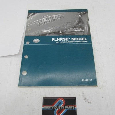 Harley-Davidson Genuine Official 2007 FLHRSE3 Model Parts Catalog 9943