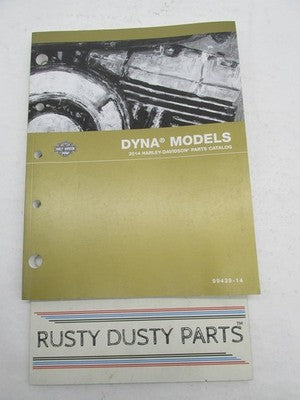 Harley-Davidson Official Factory 2014 Dyna Models Parts Catalog 99439-
