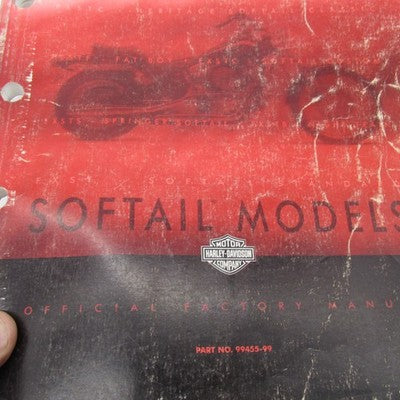 Harley-Davidson Official Factory 1999 Softail Models Parts Catalog 994