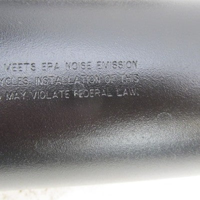 Harley Davidson Genuine Stock Black Exhaust Mufflers 64900765B 6490076