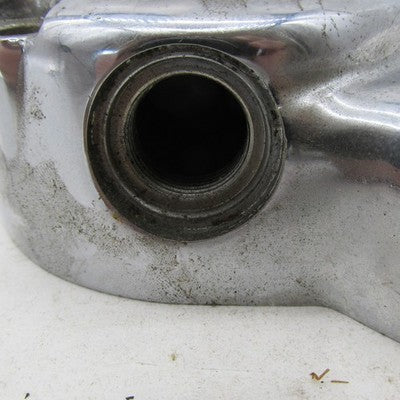 Harley Davidson OEM Chrome Ribbed 5 Speed Transmission Side Cover 87-9