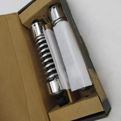 Pair of Harley OEM EUC Stock 91-17 Dyna 12" Chrome Rear Shock Absorber