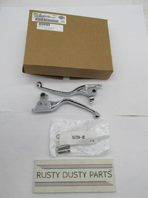 Harley-Davidson Genuine OEM NOS Hand Control Lever Kit, Chrome 38843-0