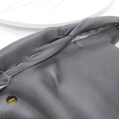 Harley-Davidson Genuine OEM Black Pillow Top Solo Seat Double Button