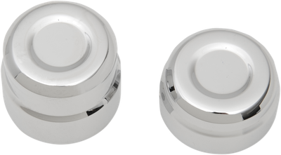 Drag Specialties Billet Axle Caps Chrome Rear 0214-0832