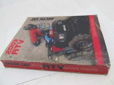 Arctic Cat Official Factory 2003 ATV Service Shop Manual Book