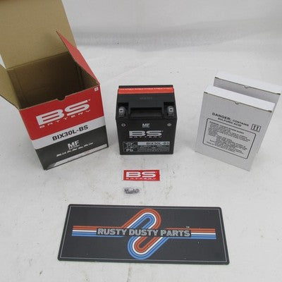 BS Battery NIB 12V 30Ah 400CCA Maintenance Free Battery BIX30L-BS