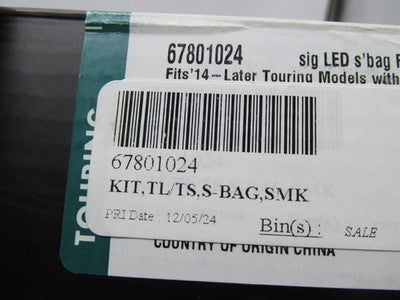 Harley Davidson Genuine NOS Signature LED Saddlebag Light Smoked 67801