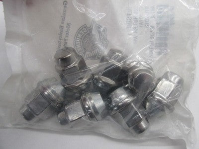 Lot of 7 Harley-Davidson OEM NOS 16-24 Trike Rear Wheel Lug Nuts 10100