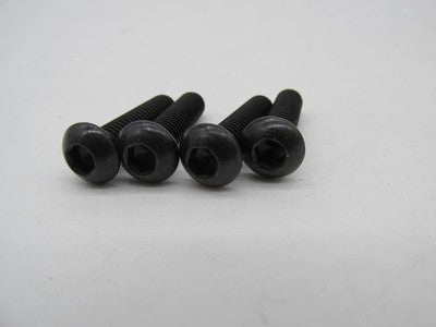 Lot of 4 Harley-Davidson Genuine NOS Black Button Head Hex Socket Scre