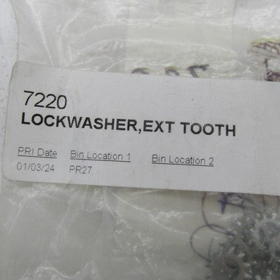 Lot of 100+ Harley-Davidson OEM NOS #10 External Tooth Lock Washers 72