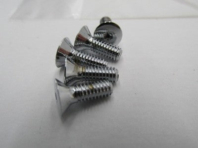 Lot of 5 Harley-Davidson OEM NOS Chrome Countersunk Flat Head Screws 9