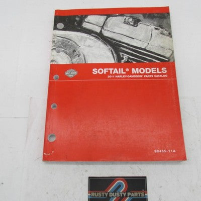 Harley Davidson Official Factory 2011 Softail Models Parts Catalog 994