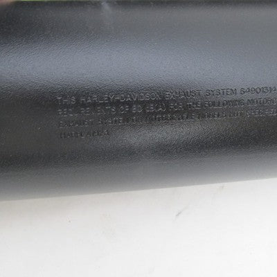 Set of Harley Davidson OEM Stock 17-24 Touring Black Mufflers 64901314
