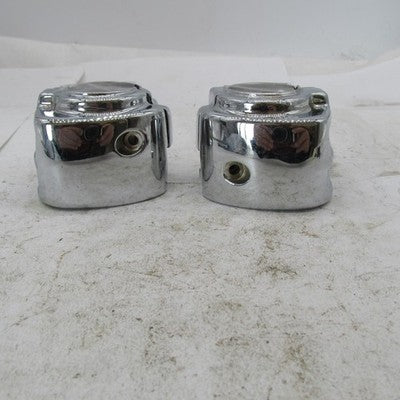 Harley Davidson Genuine NOS Complete Set Chrome Switch Housing Covers
