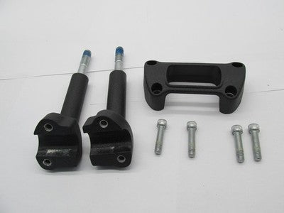 Harley Davidson OEM Black Handlebar Risers Top Clamp M8 Softail Street