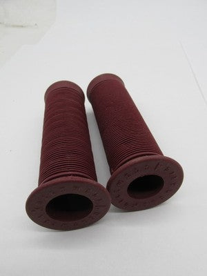 Biltwell NOS Harley Davidson Pair Kung Fu Grips 1" Oxblood 6701-0301