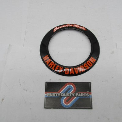 Harley Screamin' Eagle Genuine NOS Air Cleaner Trim Ring Black/Orange