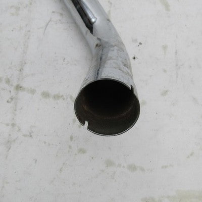 Harley Ironhead Sportster Shovelhead Chrome Rear Header Exhaust Pipe