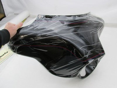 Harley Davidson Genuine NOS Black w/ Red Pin Batwing Fairing 58231-07C
