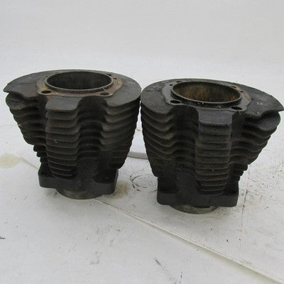Pair of Harley OEM Front + Rear Cylinder Jugs 1000cc Ironhead 16561-72