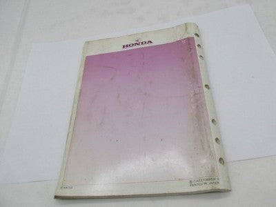 Honda Official Factory Genuine 1985 CH150 85-86 CH150D Elite Service M