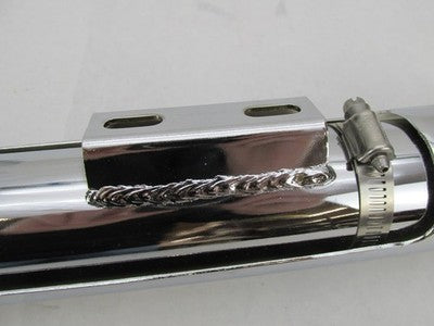 Vance & Hines V&H Harley Rear Short Shots Exhaust Header w/ Heat Shiel