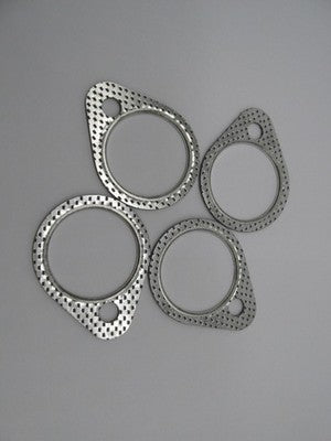 Lot of 4 Custom Chrome NOS Harley Davidson Exhaust Port Gasket 12-099