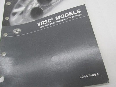 Harley Davidson Official Factory 2006 VRSC V-Rod Models Parts Catalog