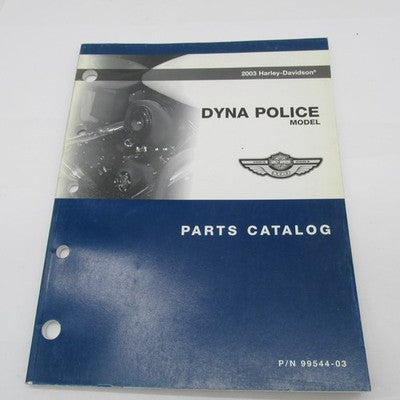 Harley-Davidson OEM 2003 Dyna Police Model Parts Catalog 99544-03