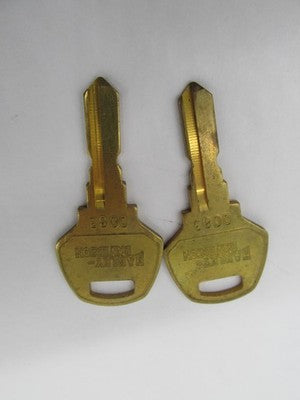 Lot of 2 Harley Davidson Genuine NOS Key Set Codes 0083 71442-91