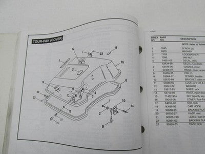 Harley-Davidson Official Factory 2007 Touring Models Parts Catalog 994