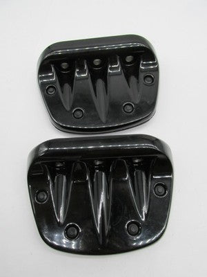 Kuryakyn Kinetic Mini Foot Boards without Adapters Gloss Black 7613