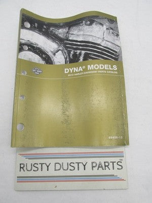 Harley-Davidson Official Factory 2013 Dyna Models Parts Catalog 99439-