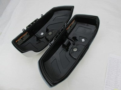 Indian OEM Saddlebag Lids Left/Right PAIR, White Smoke 5455127-675 | 5