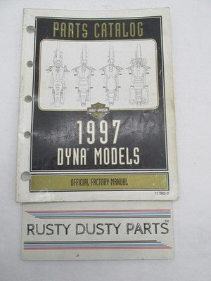 Harley-Davidson Official Factory 1997 Dyna Models Parts Catalog 99439-