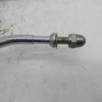 Pair of Harley OEM Chrome Short Stem Mirrors *1 is Cracked* 91875-88 9