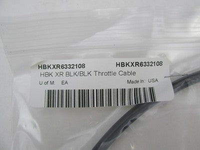 Magnum Shielding NOS 486291 Black XR Handlebar Control Cable Kit 0662-
