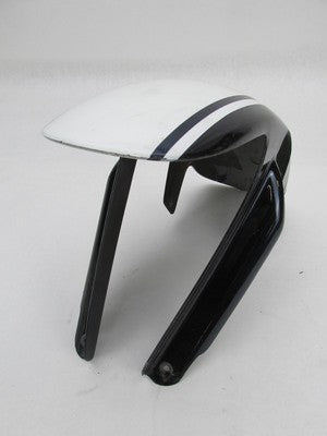 Buell Harley Thunderbolt S3 White & Blue Front Fender Racing Stripes