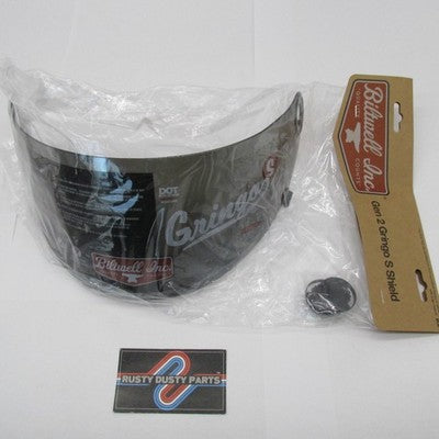 Biltwell NWT Gringo Gen2 Flat Face Shield, Chrome Mirror 1111-221 | 01