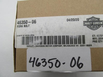 Harley Davidson Genuine NOS VRSCF Muscle Rod Fork Bolt Cap 46350-06