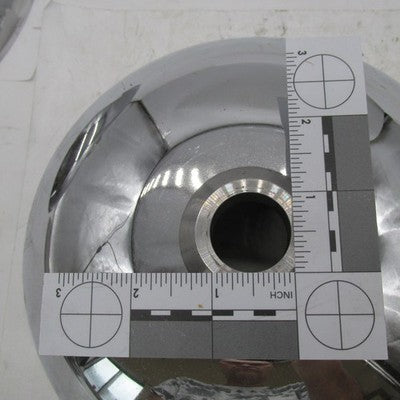 Pair of Harley-Davidson OEM 8.25" x 1" I.D. Chrome Dome Hub Cap Covers