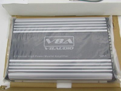 V8 Audio 4 Channel Mosfet Amplifier VA1 Harley Davidson