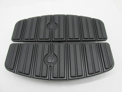 Harley Genuine OEM NOS Willie G Skull Rider Footboard Inserts, Black 5