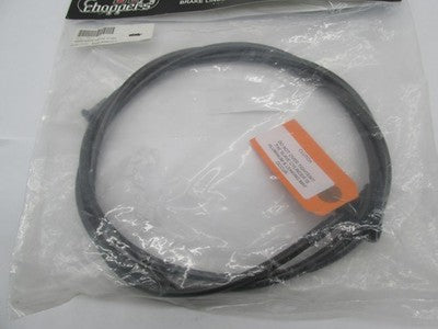 LA Choppers NOS Braided Clutch Cable Midnight Black 0652-2132 | LA-805