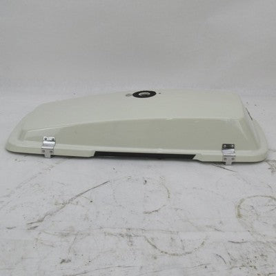 Harley OEM 93-13 Touring Police Right Saddlebag Lid Birch White 90612-